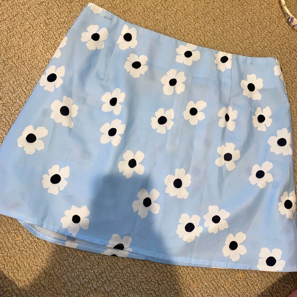 Blue floral skirt from princess Polly